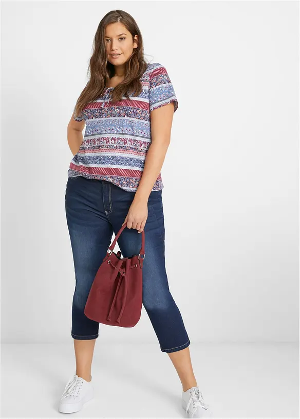 7/8 Ultra Soft dž&iacute;ny, Slim Fit, bonprix