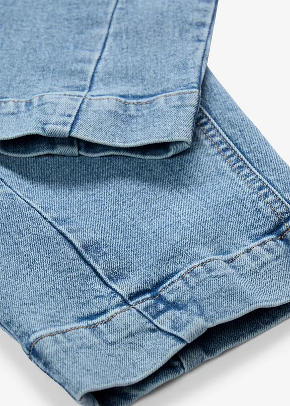 Dž&iacute;ny Barrel, Mid Waist, zkr&aacute;cen&eacute;, bonprix