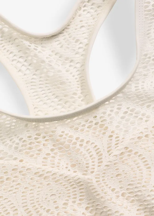 Bikinov&yacute; podprsenkov&yacute; top s krajkou, bonprix