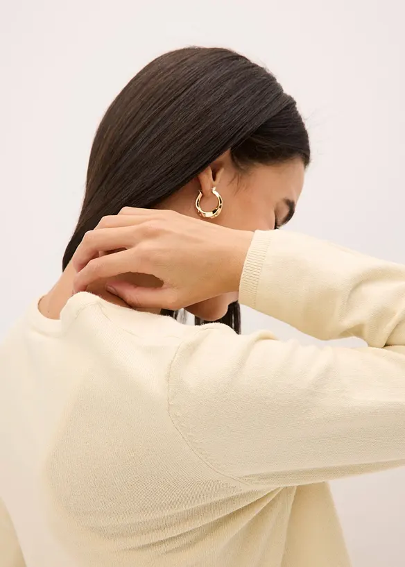 Jednoduch&yacute; kab&aacute;tek z jemn&eacute; pleteniny, bonprix