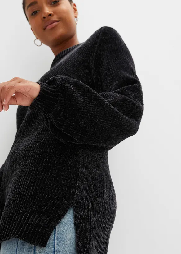 Žinylkov&yacute; dlouh&yacute; svetr, bonprix