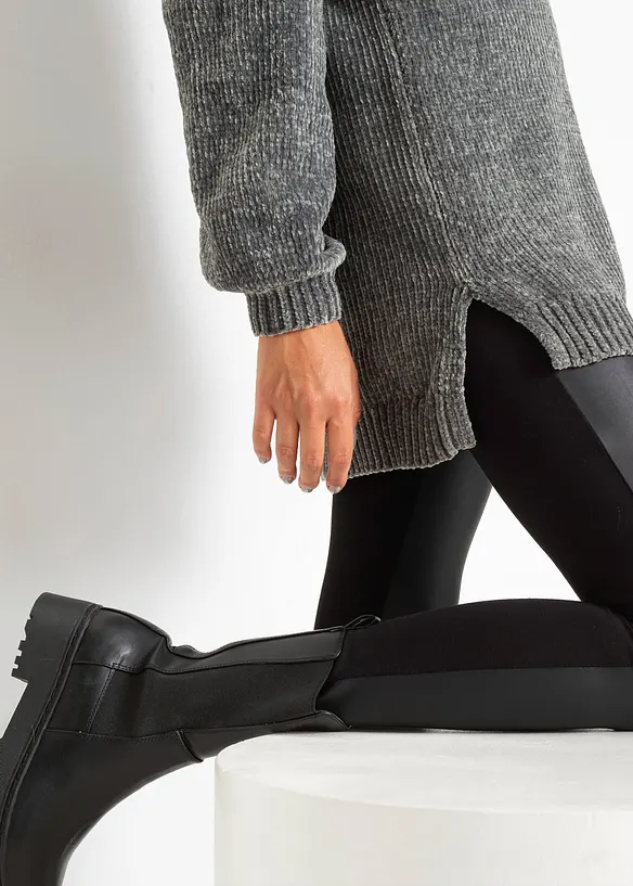 Žinylkov&yacute; dlouh&yacute; svetr, bonprix