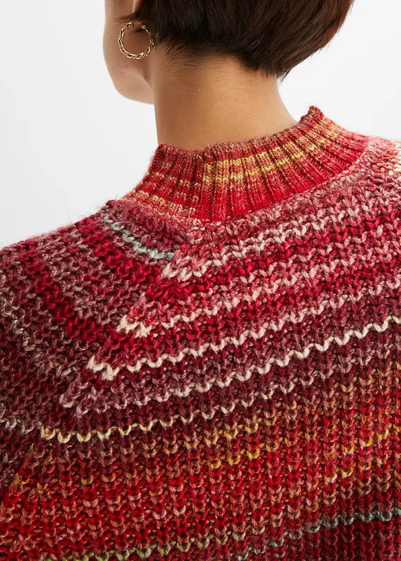 Pohodln&yacute; svetr z hrub&eacute; pleteniny, bonprix