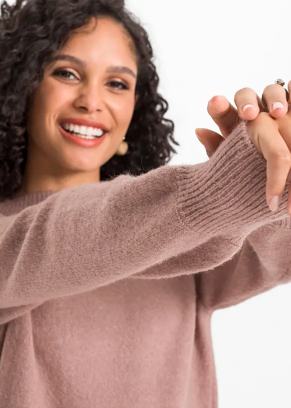 Svetr s bal&oacute;nov&yacute;mi ruk&aacute;vy, bonprix