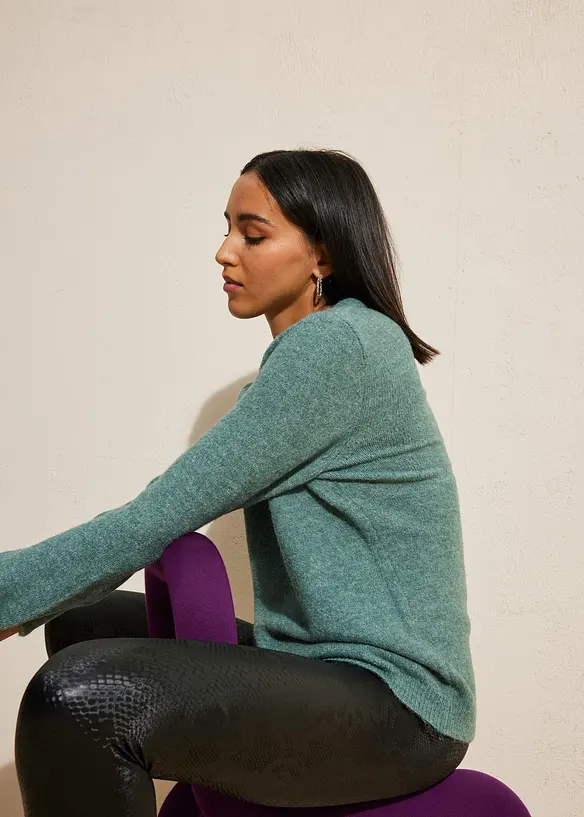 Svetr s bal&oacute;nov&yacute;mi ruk&aacute;vy, bonprix