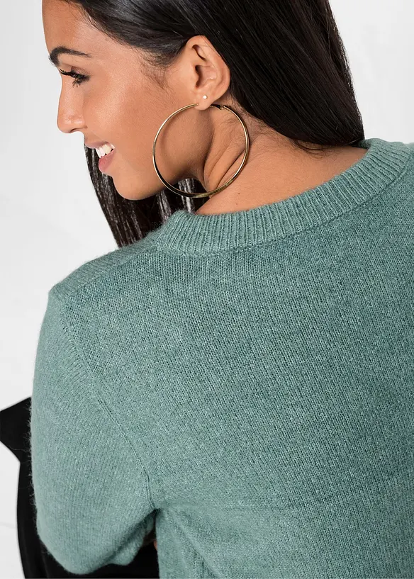 Svetr s bal&oacute;nov&yacute;mi ruk&aacute;vy, bonprix