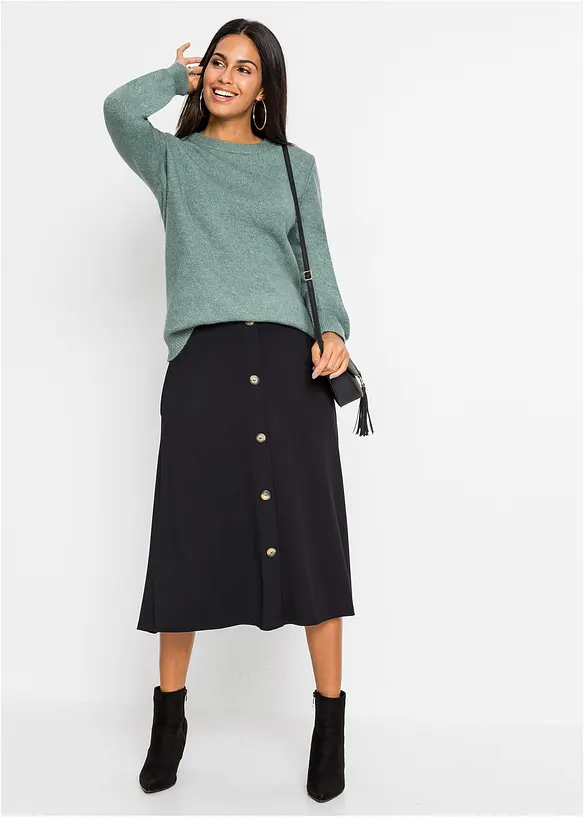 Svetr s bal&oacute;nov&yacute;mi ruk&aacute;vy, bonprix