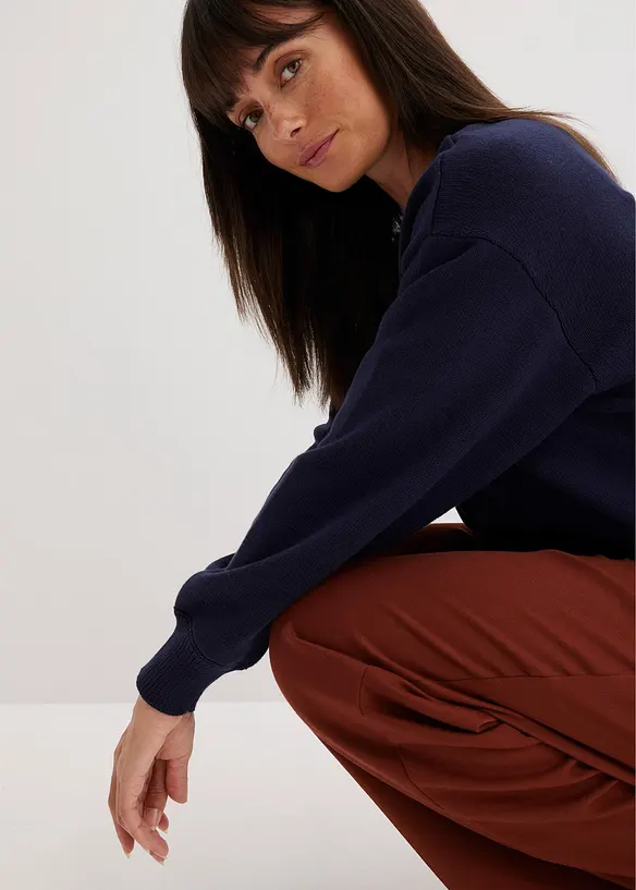 Pleten&yacute; kab&aacute;tek z čist&eacute; bavlny, bonprix