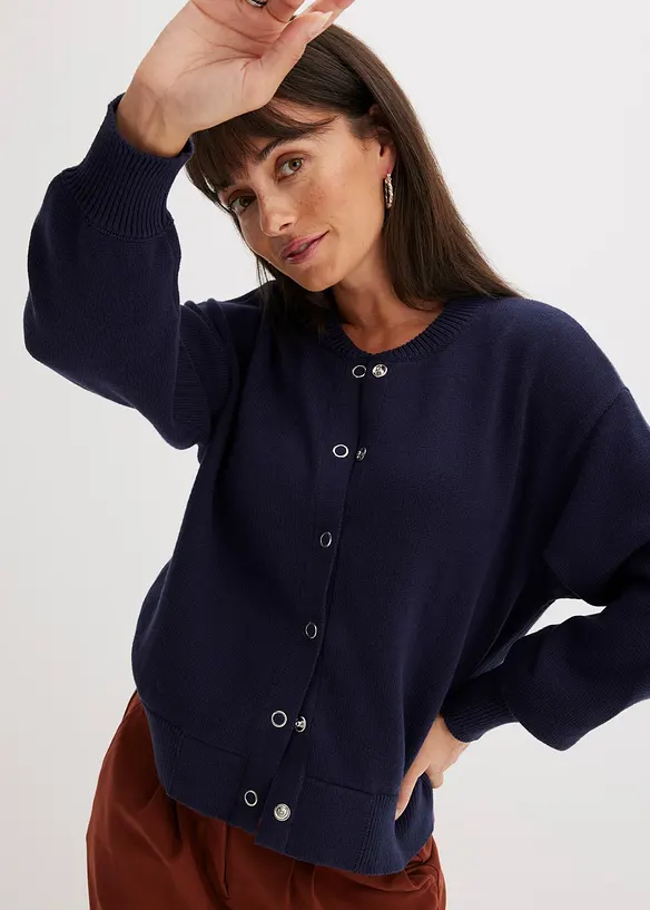 Pleten&yacute; kab&aacute;tek z čist&eacute; bavlny, bonprix