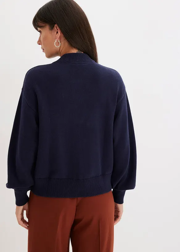 Pleten&yacute; kab&aacute;tek z čist&eacute; bavlny, bonprix