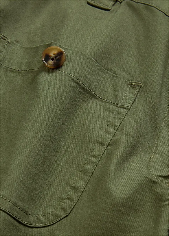 Dž&iacute;ny s pohodln&yacute;m pasem, Wide Leg, High Waist, bonprix