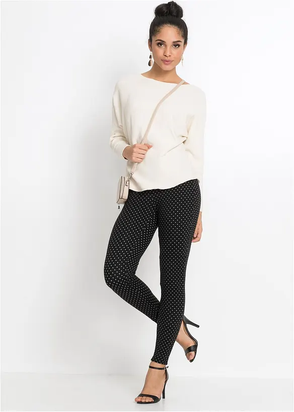 Oversized žebrovan&yacute; svetr, bonprix