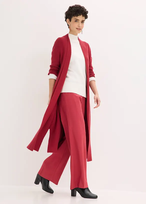 Dlouh&yacute; pleten&yacute; kab&aacute;tek s visk&oacute;zou, bonprix