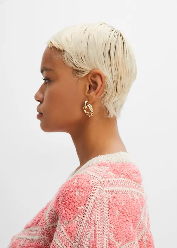 Pleten&yacute; boxy svetr, bonprix