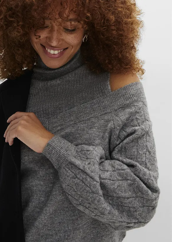 Svetr s odhalen&yacute;mi rameny, bonprix