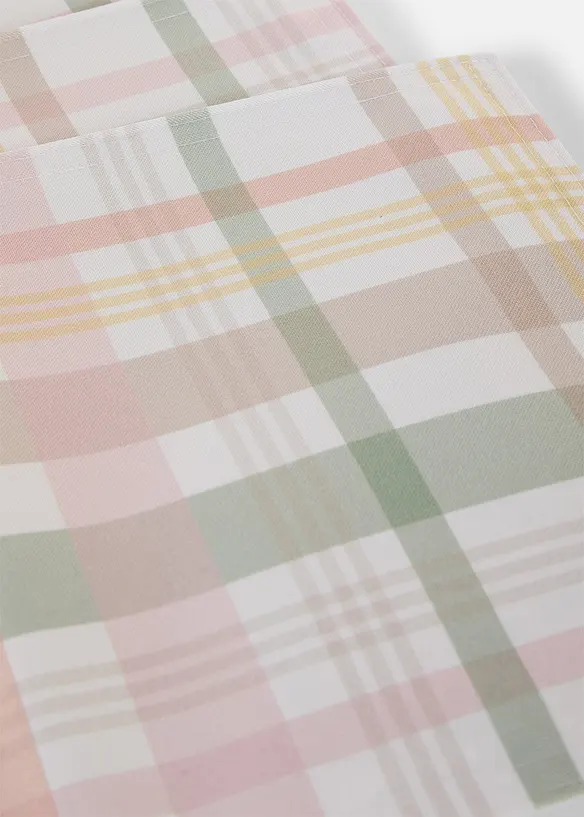 Prost&iacute;r&aacute;n&iacute; s kostkovan&yacute;m vzorem (4 ks v balen&iacute;), bonprix