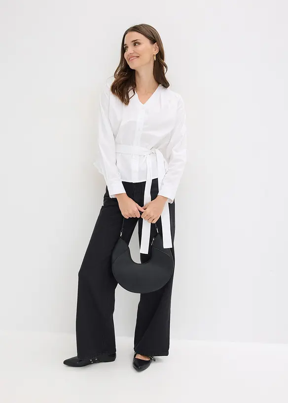 Halenka z čist&eacute; bavlny, bonprix