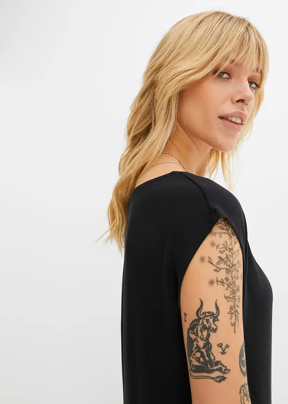 Tričko z visk&oacute;zov&eacute; směsi, bonprix