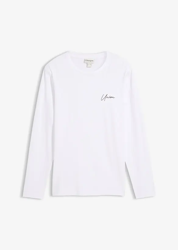 Tričko s dlouh&yacute;m ruk&aacute;vem a strečem, Slim Fit, bonprix