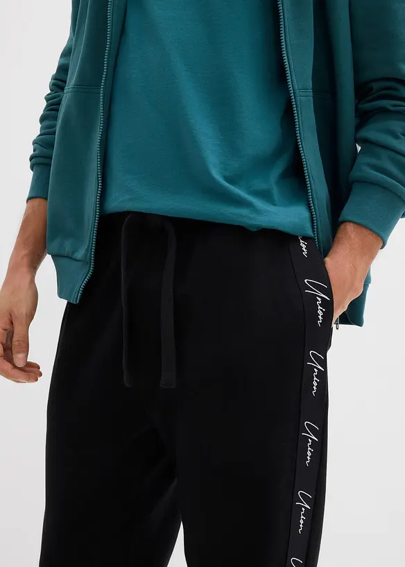 Joggingov&eacute; kalhoty z čist&eacute; organick&eacute; bavlny, Loose Fit, bonprix