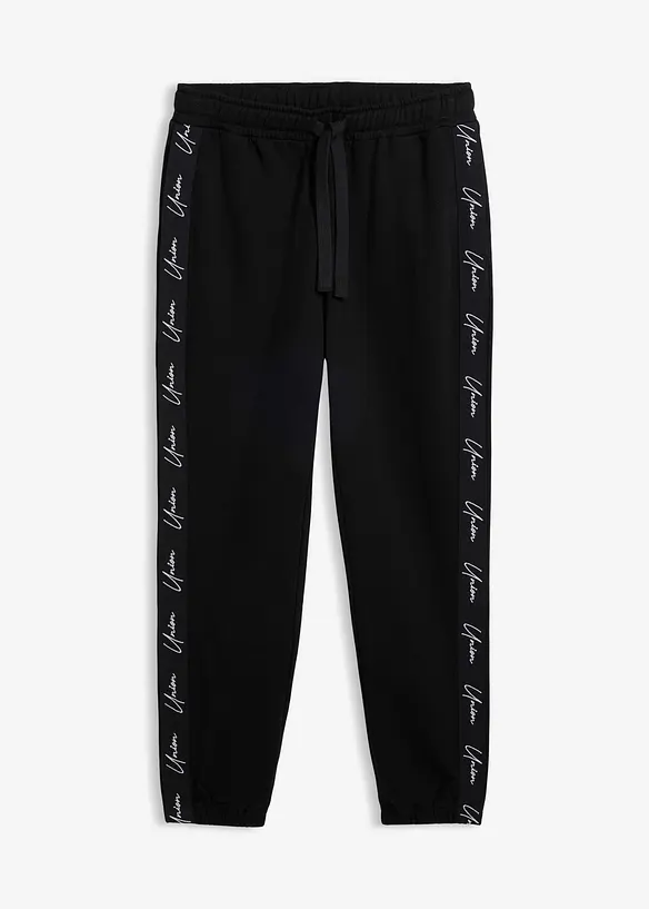 Joggingov&eacute; kalhoty z čist&eacute; organick&eacute; bavlny, Loose Fit, bonprix