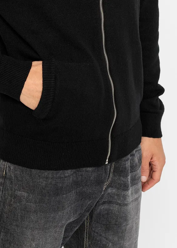 Svetr na zap&iacute;n&aacute;n&iacute;, s recyklovanou bavlnou, bonprix