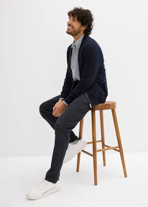 Svetr na zap&iacute;n&aacute;n&iacute;, s recyklovanou bavlnou, bonprix