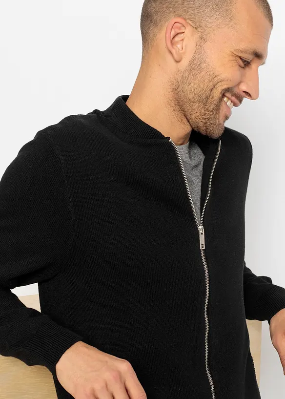 Svetr na zap&iacute;n&aacute;n&iacute;, s recyklovanou bavlnou, bonprix