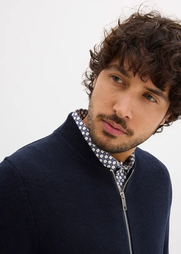 Svetr na zap&iacute;n&aacute;n&iacute;, s recyklovanou bavlnou, bonprix