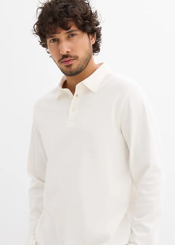 P&oacute;lo tričko s dlouh&yacute;m ruk&aacute;vem, z velmi měkk&eacute; bavlny, Slim Fit, bonprix