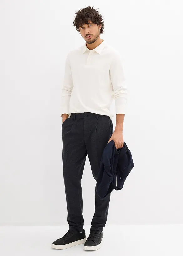 P&oacute;lo tričko s dlouh&yacute;m ruk&aacute;vem, z velmi měkk&eacute; bavlny, Slim Fit, bonprix