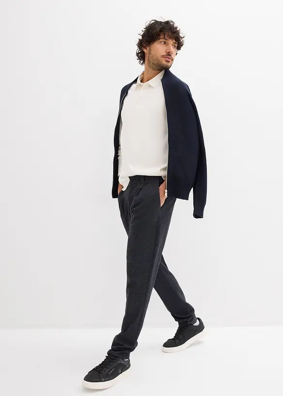 P&oacute;lo tričko s dlouh&yacute;m ruk&aacute;vem, z velmi měkk&eacute; bavlny, Slim Fit, bonprix