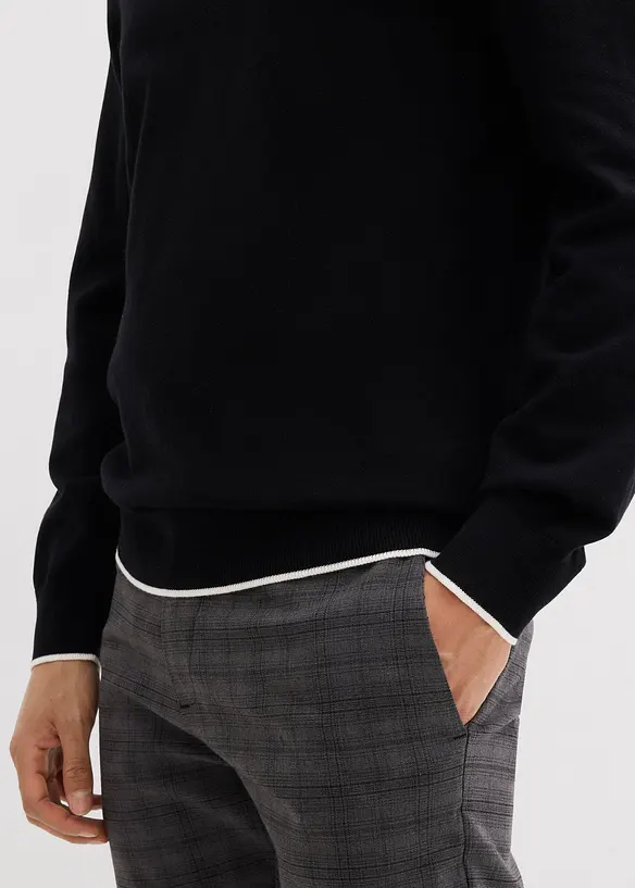 Svetr s l&iacute;mečkem na zip, bonprix