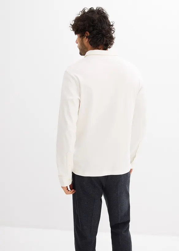 P&oacute;lo tričko s dlouh&yacute;m ruk&aacute;vem, z velmi měkk&eacute; bavlny, Slim Fit, bonprix