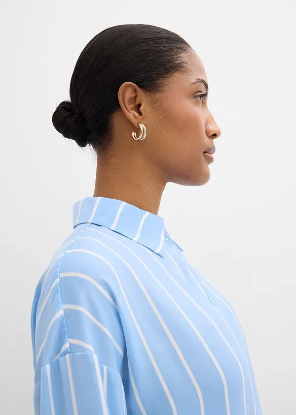 Ko&scaron;ilov&aacute; halenka ze spl&yacute;vav&eacute;ho sat&eacute;nu, bonprix