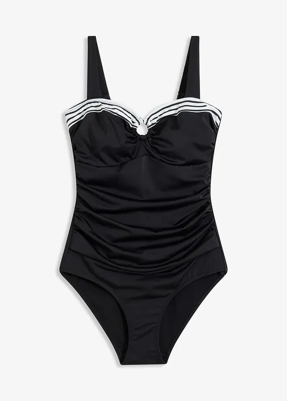 Stahovac&iacute; jednod&iacute;ln&eacute; plavky, lehk&yacute; tvaruj&iacute;c&iacute; efekt, bonprix