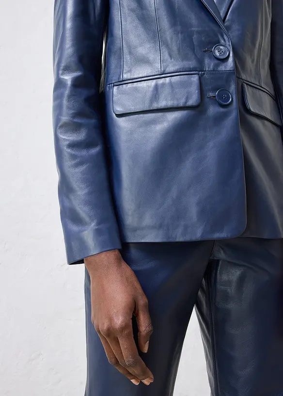 Blejzr z jehněč&iacute; kůže nappa, bonprix