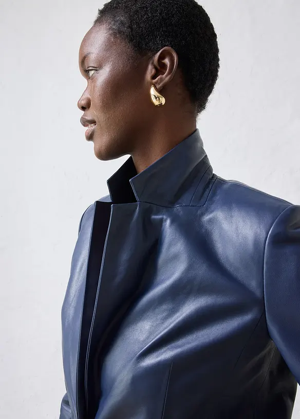 Blejzr z jehněč&iacute; kůže nappa, bonprix