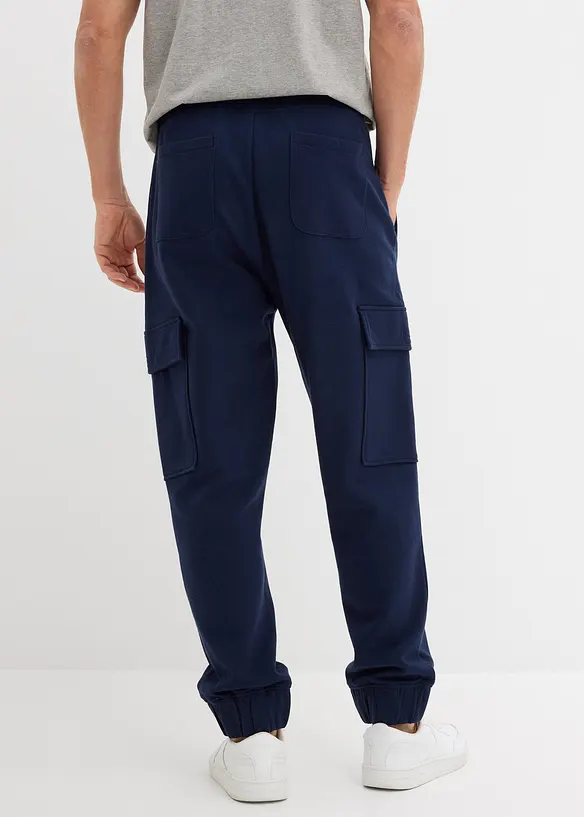 Joggingov&eacute; kalhoty s cargo kapsami, Loose Fit, bonprix
