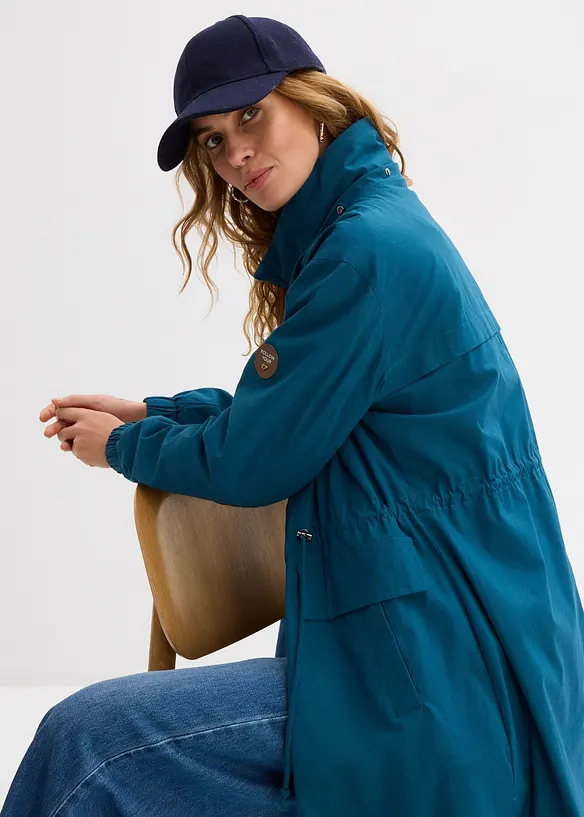 Trenčkot/parka s velk&yacute;mi kapsami, bonprix