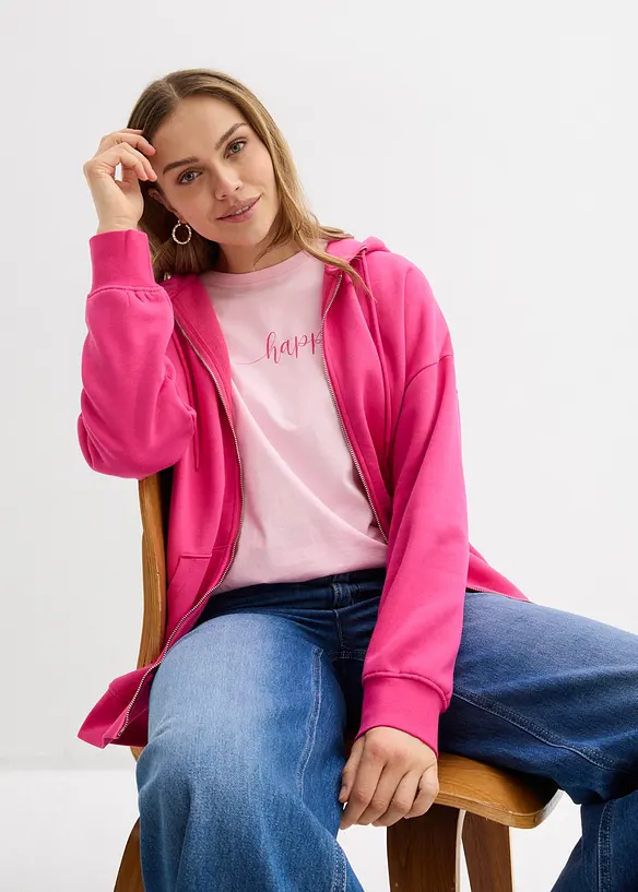 Prop&iacute;nac&iacute; mikina s kapuc&iacute;, bonprix