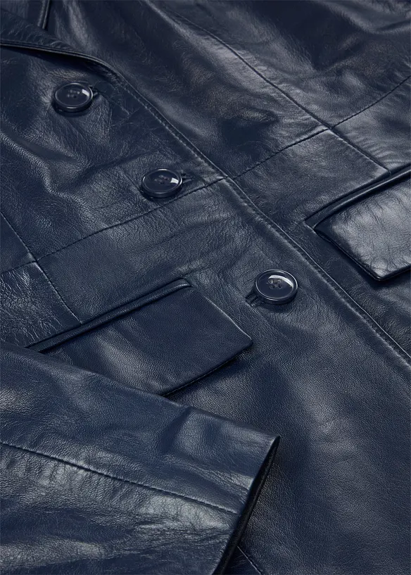 Blejzrov&yacute; kab&aacute;t z jehněč&iacute; kůže nappa, bonprix