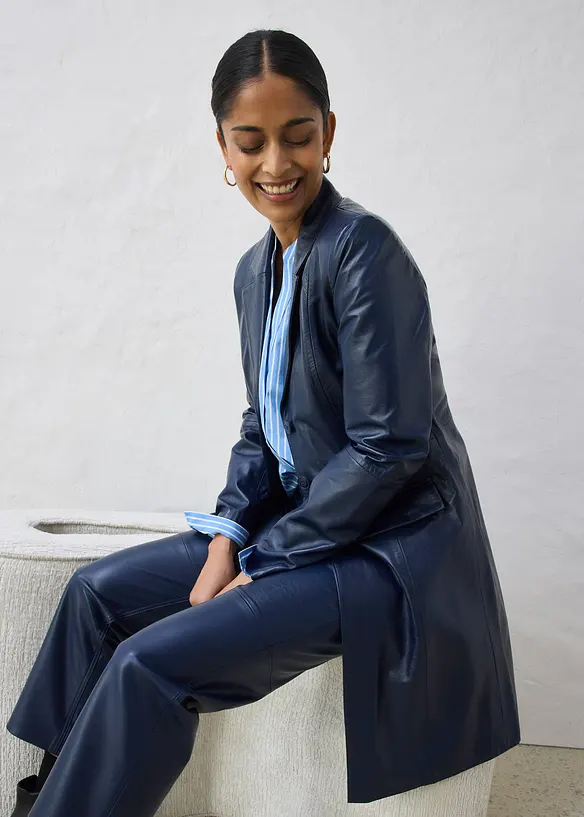 Blejzrov&yacute; kab&aacute;t z jehněč&iacute; kůže nappa, bonprix