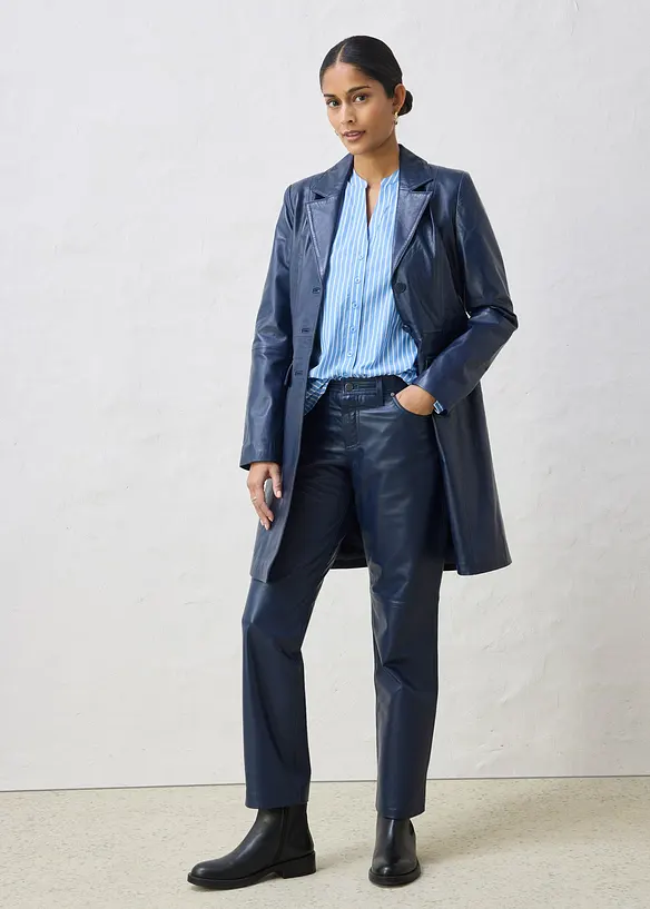 Blejzrov&yacute; kab&aacute;t z jehněč&iacute; kůže nappa, bonprix