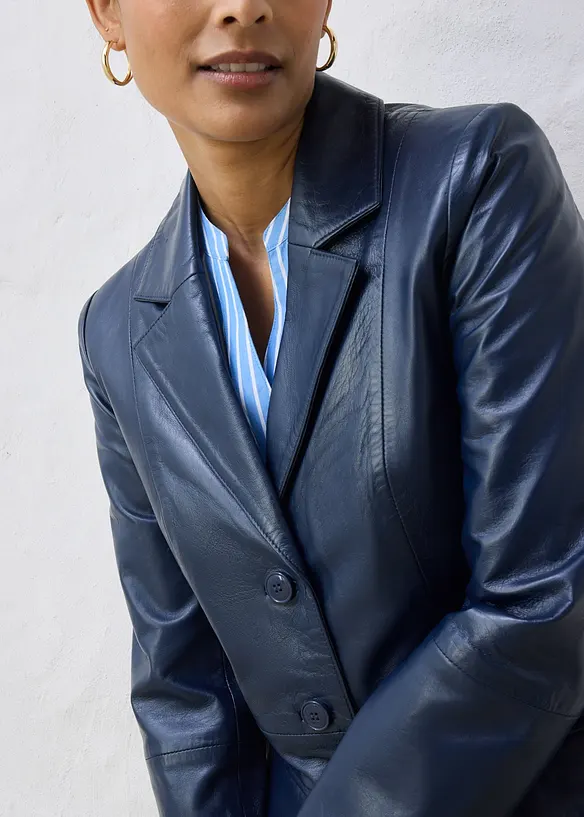 Blejzrov&yacute; kab&aacute;t z jehněč&iacute; kůže nappa, bonprix