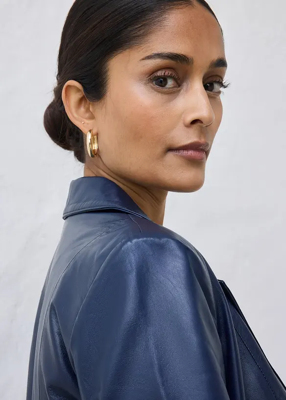 Blejzrov&yacute; kab&aacute;t z jehněč&iacute; kůže nappa, bonprix