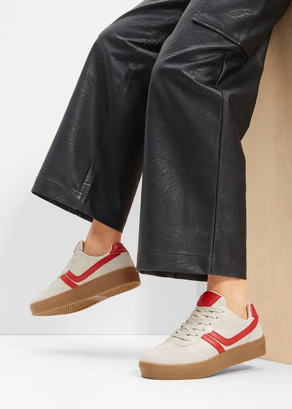 Tenisky na platformě, v retro stylu, bonprix