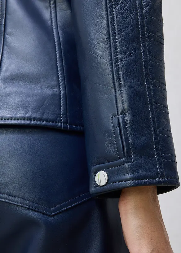 Kožen&aacute; bunda z napa jehnětiny, bonprix