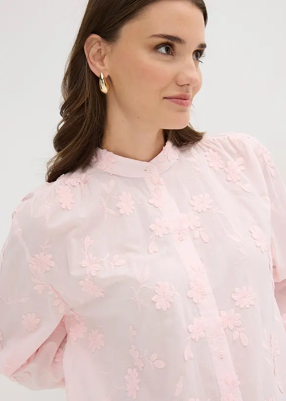 Halenka bez zap&iacute;n&aacute;n&iacute;, z čist&eacute; bavlny, bonprix