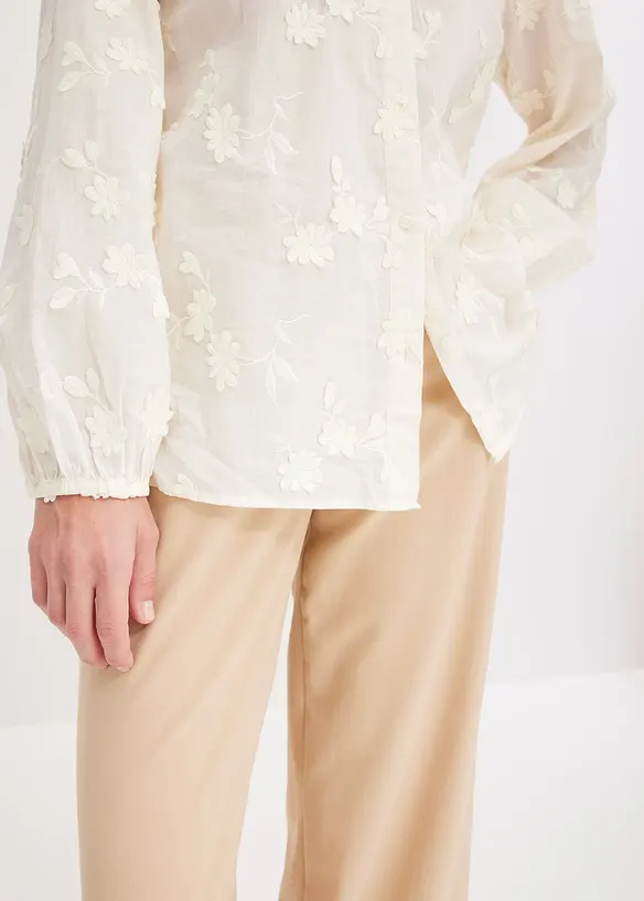 Halenka bez zap&iacute;n&aacute;n&iacute;, z čist&eacute; bavlny, bonprix